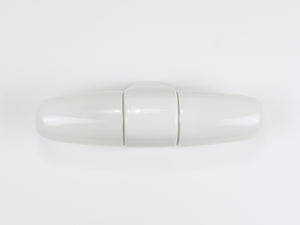 Wilhelm Wagenfeld Bauhaus White Double Sconce Wall Light, Germany, 1950s