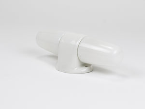 Wilhelm Wagenfeld Bauhaus White Double Sconce Wall Light, Germany, 1950s