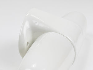 Wilhelm Wagenfeld Bauhaus White Double Sconce Wall Light, Germany, 1950s
