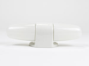 Wilhelm Wagenfeld Bauhaus White Double Sconce Wall Light, Germany, 1950s