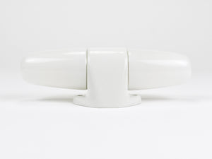 Wilhelm Wagenfeld Bauhaus White Double Sconce Wall Light, Germany, 1950s