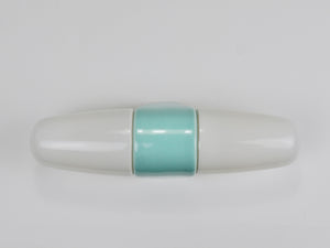 Aplique doble Wilhelm Wagenfeld Bauhaus en turquesa, Alemania, años 50