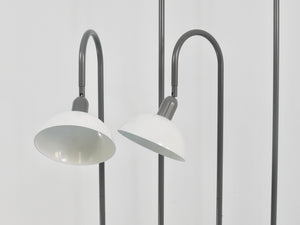 2 Postmodern 1980s Memphis Style Uplighter Floor Lamps, Torchiere, Italy, 1980s