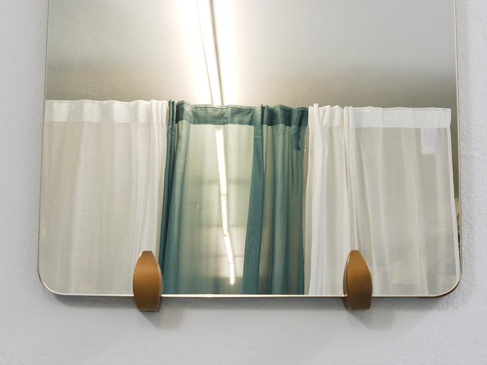 Large Trapezoidal Mid-Century Full-Length Wall Mirror, Vienna, Austria, 1950s