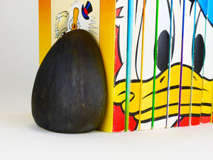 Pair Carl Auböck Minimalist Drop Brass Bookends #4636, Vienna, Austria