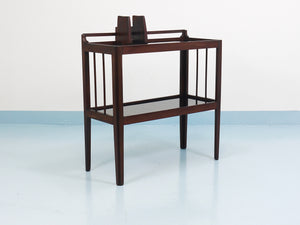 Hagenauer Jirasek Unique Side Table, Book Shelf, Shelving Unit, Vienna, 1940s