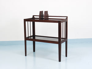 Hagenauer Jirasek Unique Side Table, Book Shelf, Shelving Unit, Vienna, 1940s