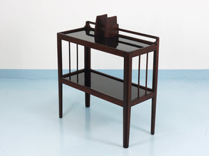 Hagenauer Jirasek Unique Side Table, Book Shelf, Shelving Unit, Vienna, 1940s