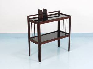 Hagenauer Jirasek Unique Side Table, Book Shelf, Shelving Unit, Vienna, 1940s