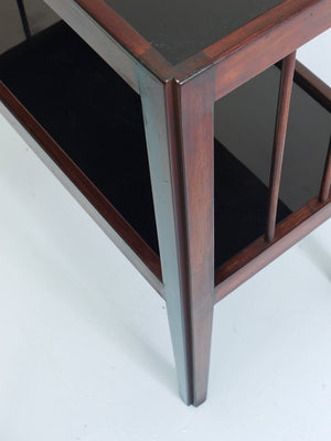 Hagenauer Jirasek Unique Side Table, Book Shelf, Shelving Unit, Vienna, 1940s