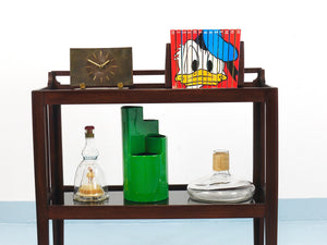 Hagenauer Jirasek Unique Side Table, Book Shelf, Shelving Unit, Vienna, 1940s