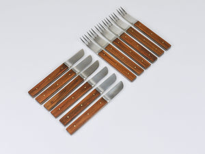 Oswald Haerdtl Amboss 12 Pcs. Breakfast Cutlery, Flatware Set, Austria, 1958