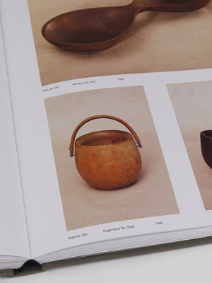 Carl Aubock Sugar Bowl & Tongs, Walnut, Nickel, Cane, no. 3536, Vienna, 1940s