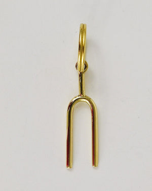 Carl Auböck Midcentury Tuning Fork Handmade Key Ring Chain Holder