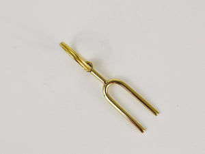 Carl Auböck Midcentury Tuning Fork Handmade Key Ring Chain Holder