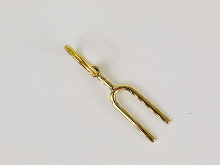 Carl Auböck Midcentury Tuning Fork Handmade Key Ring Chain Holder