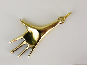 Llavero figura de mano XL de Carl Auböck, Mid-Century
