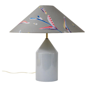 Lámpara de mesa posmoderna y colorida, Italia, años 80