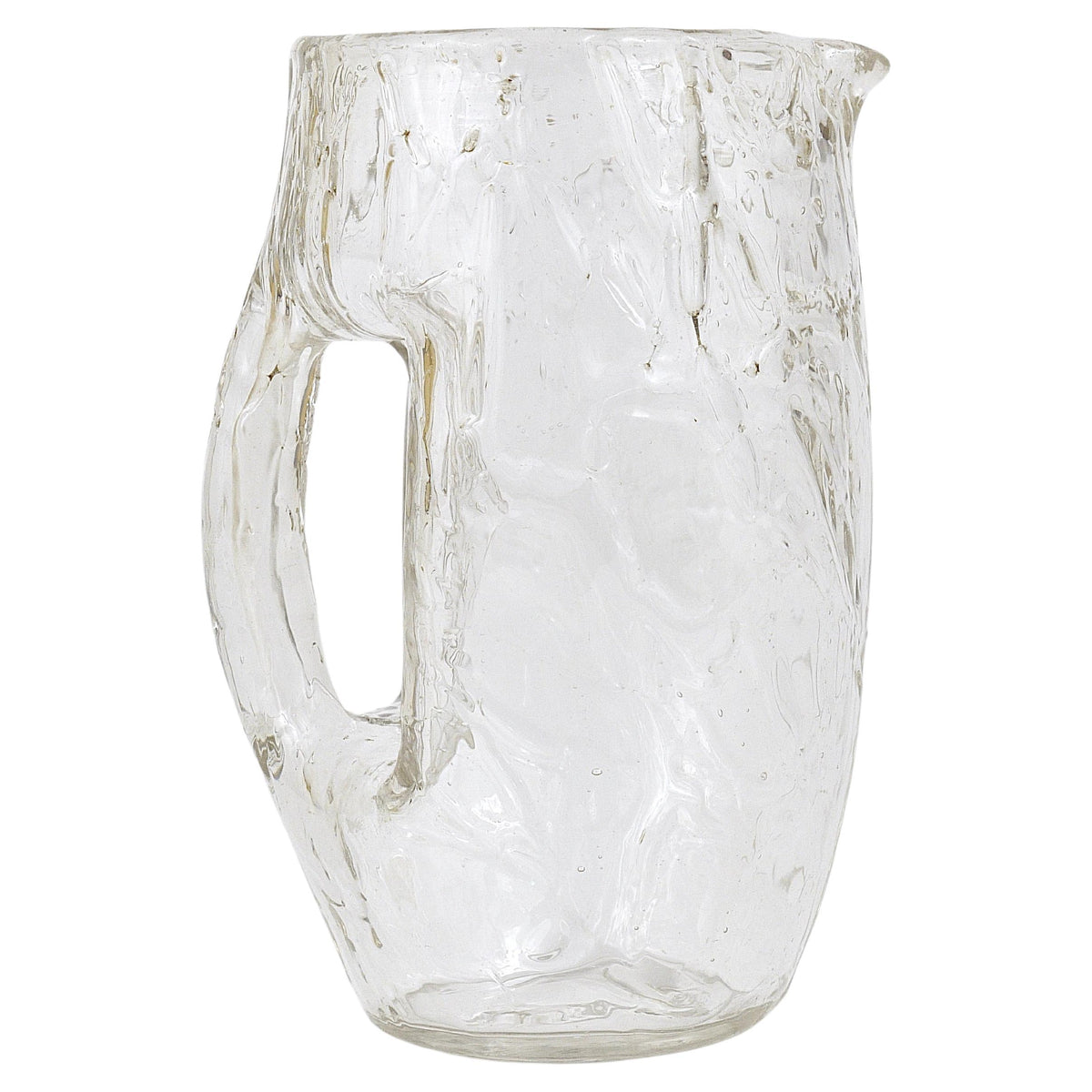 Pichet en verre Art nouveau de Koloman Moser par Loetz Witwe, Bohême