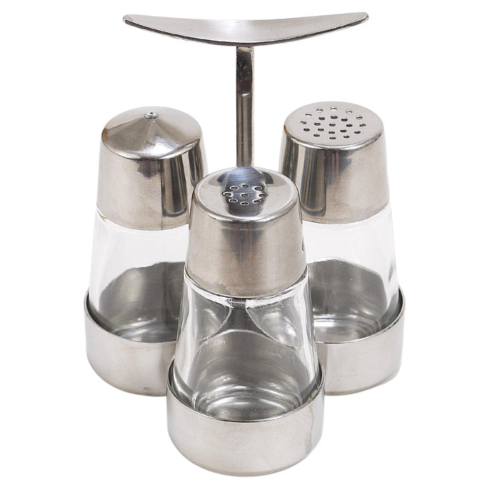 Marianne Denzel Salt And Pepper Menage Condiment Set, Berndorf, Austria, 1960s