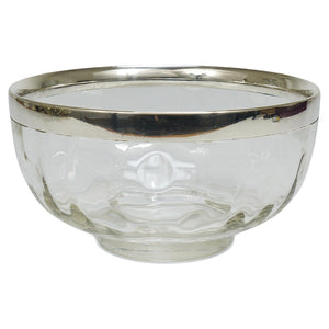 Coppa Meteor Art Nouveau di Koloman Moser con bordo in argento, Bakalowits Vienna, anni 1900