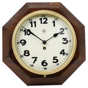 Adolf Loos Vienna Modernism Wall Clock by Junghans, Germany, 1920s