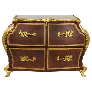 G. Durand Louis XV Bombé Commode, Marquetry, Ormolu Bronze, 1880, Paris, France