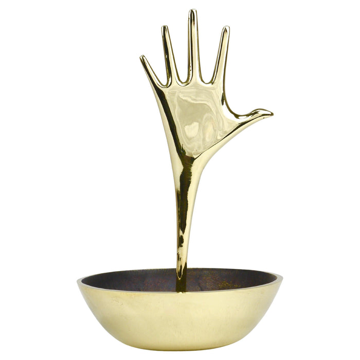 Carl Auböck Brass Hand Catchall Vide-Poche Accessory Bowl, Vienna, Austria