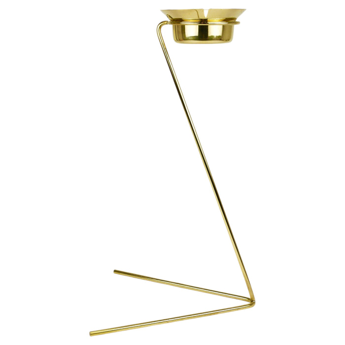 Rare Carl Auböck Brass Standing Floor Ashtray, Smoking Stand, Austria, 1950s