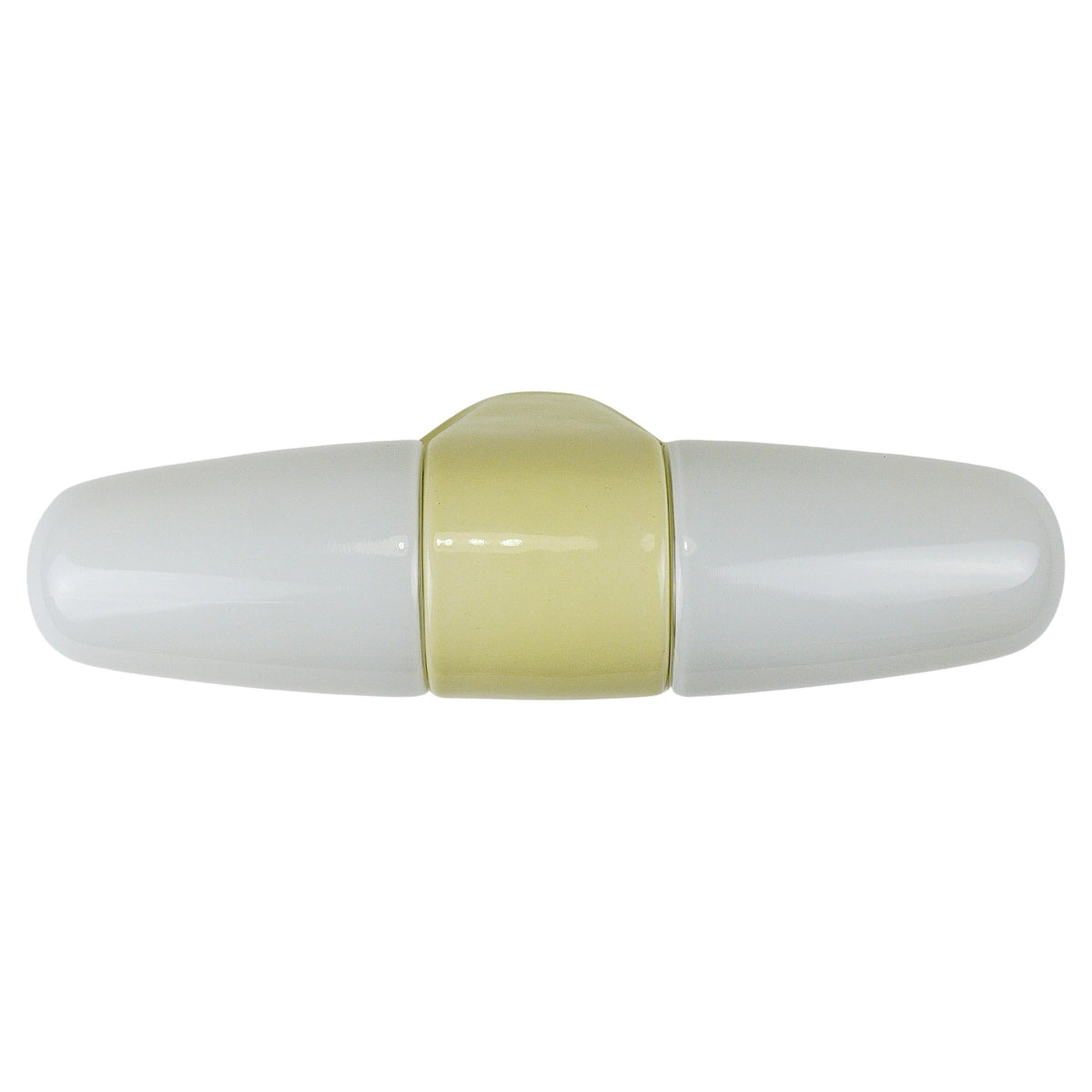 Aplique doble amarillo Bauhaus de Wilhelm Wagenfeld, Linder Alemania, años 50