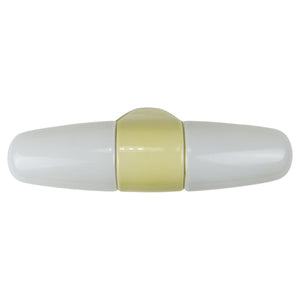 Aplique doble amarillo Bauhaus de Wilhelm Wagenfeld, Linder Alemania, años 50