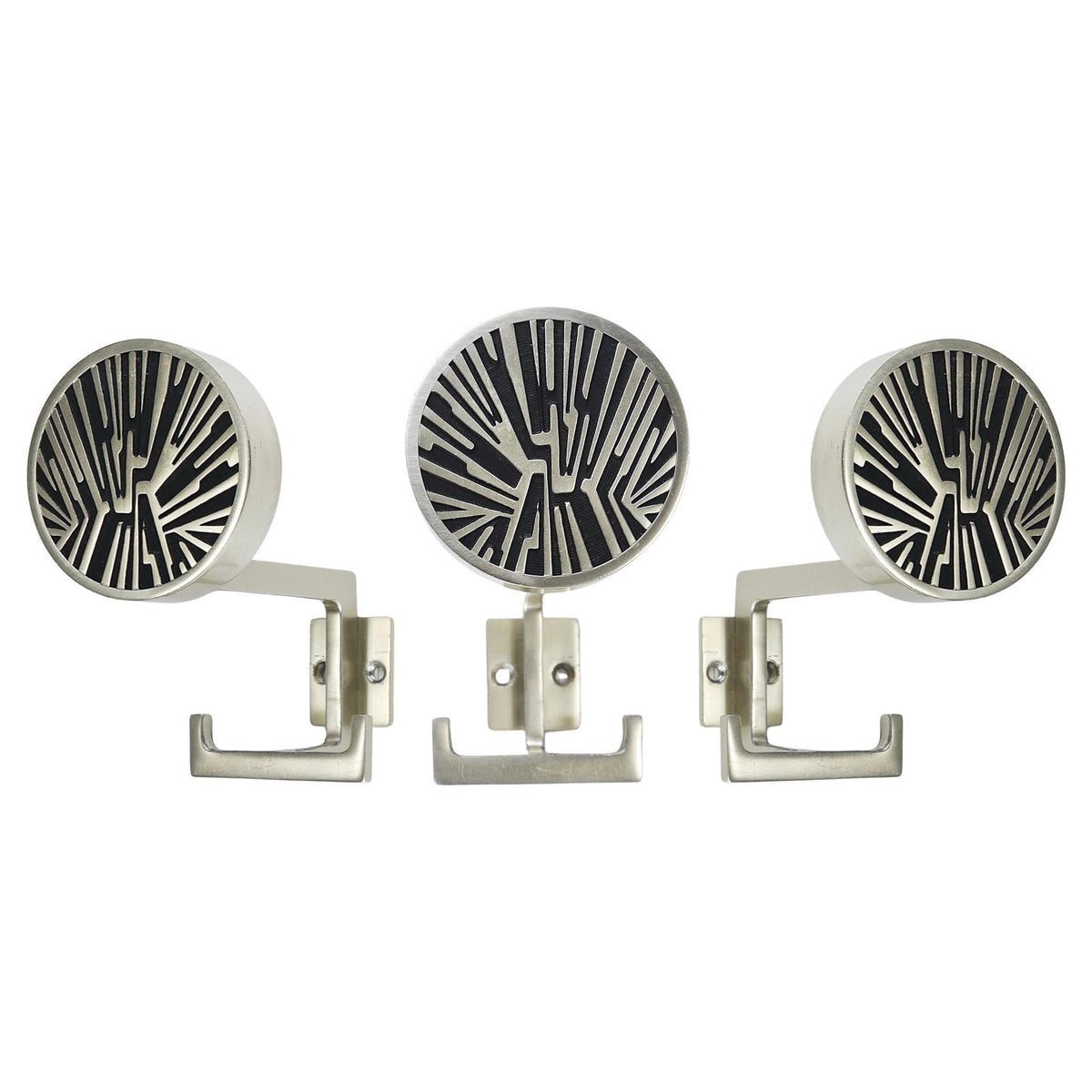Lot de 4 patères murales Op-Art, Mid-Century Modern, Autriche
