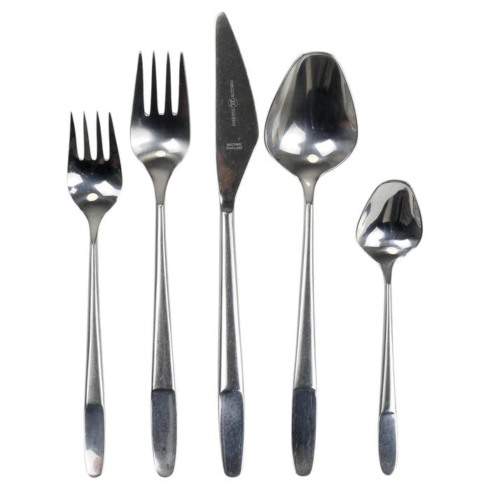 Helmut Alder Amboss Austria 2070 Flatware Cutlery for Six Persons, 1960s