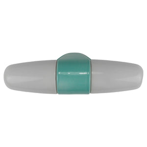 Wilhelm Wagenfeld Bauhaus Turquoise Double Sconce Wall Light, Germany, 1950s