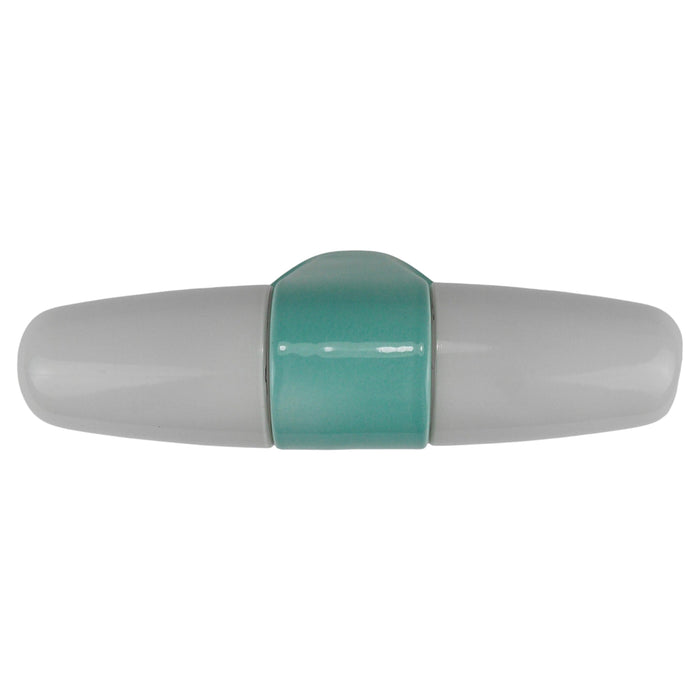 Wilhelm Wagenfeld Bauhaus Turquoise Double Sconce Wall Light, Germany, 1950s