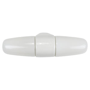 Wilhelm Wagenfeld Bauhaus White Double Sconce Wall Light, Germany, 1950s