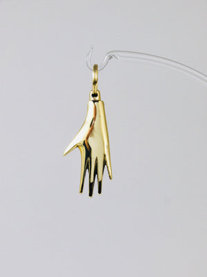 Carl Auböck handgefertigter Mid-Century Schlüsselanhänger „Hand“ aus Messing