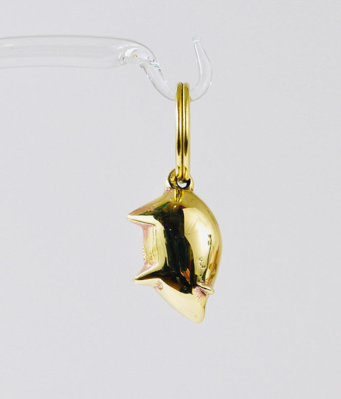 Carl Auböck Midcentury Lucky Charm Pig Brass Figurine Key Ring Chain Holder