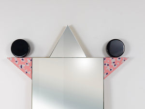 Ettore Sottsass Memphis Milano Diva Vintage Wall Mirror, Italy, 1984