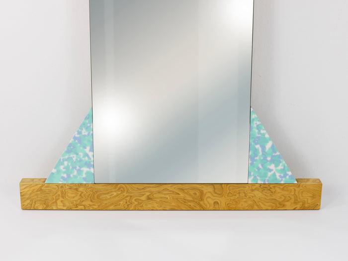 Ettore Sottsass Memphis Milano Diva Vintage Wall Mirror, Italy, 1984